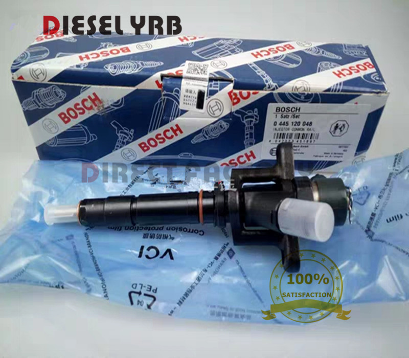 GENUINE AND BRAND NEW DIESEL COMMON RAIL FUEL INJECTOR 0445120048 FOR 4M50 ME226718, ME222914, 107755-0162, 1077550162