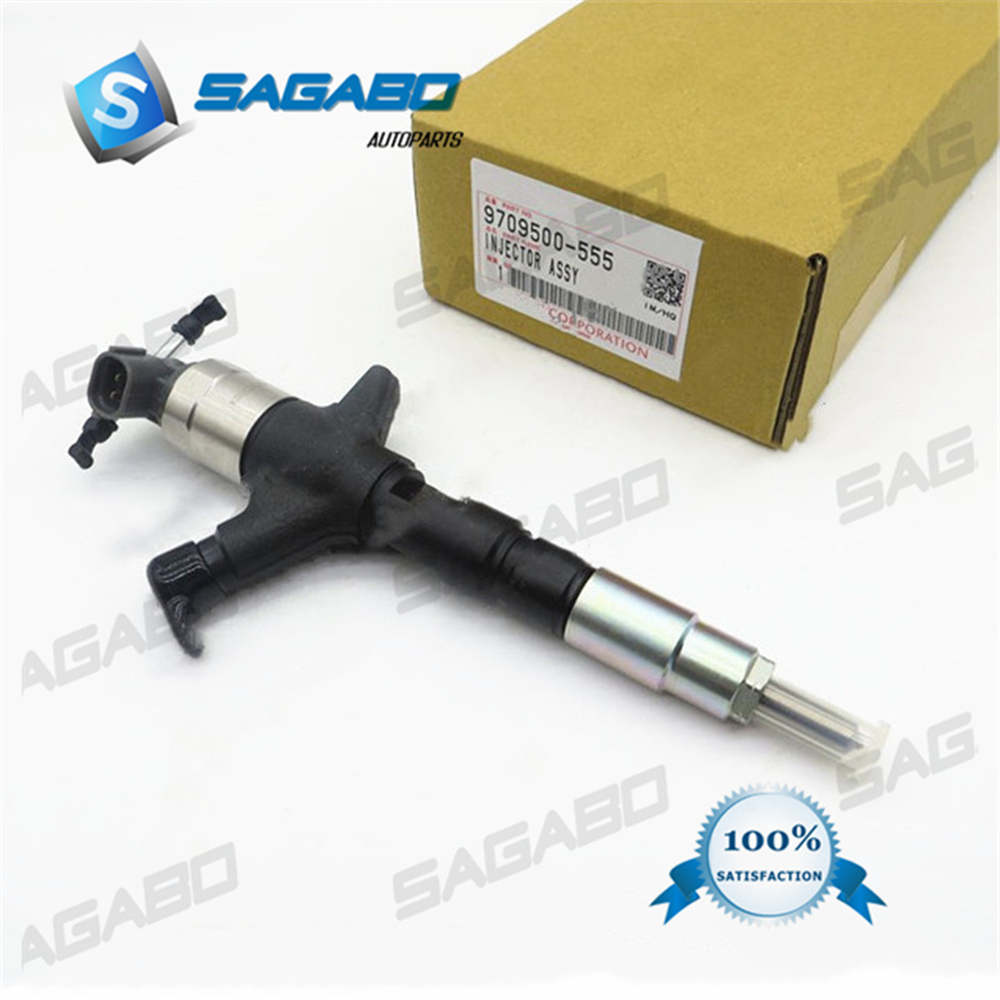 Genuine Diesel Injector 095000-5550 OEM No. 33800-45700 with Nozzle DLLA150P866 for Hyundai HD78W Mighty Country Euro III